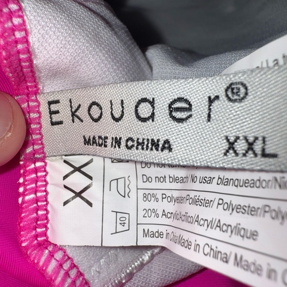 Ekouaer Brand New Bathing Suit Halter High Neck Backless One Piece Swimsuit - Picture 10 of 16